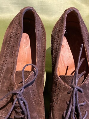 Ralph Lauren Polo Dark Brown Chocolate Nyles Matte Suede  display picture 1