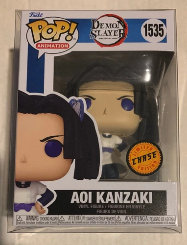 FUNKO POP DEMON SLAYER AOI KANZAKI LIMITED EDITION CHASE #1535 + POP PROTECTOR