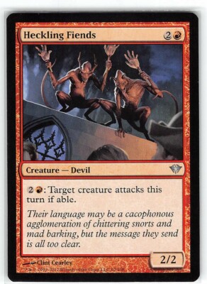 Heckling Fiends *Uncommon* Magic MtG x1 Dark Ascension SP