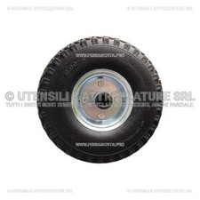 RUOTA per CARRELLI LIONS GOMMA PNEUMATICA 260X85 FLANGIA METALLO R070 EX PR1801