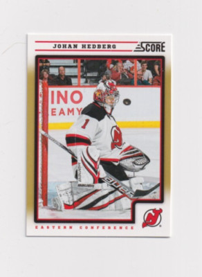 2012-13 Score GOLD RUSH parallel # 289 Johan Hedberg NEW JERSEY DEVILS