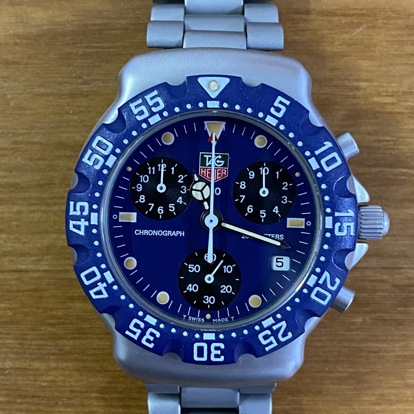 TAG Heuer Formula 1 CA1210-R0 Blue Dial Quartz Chronograph Men’s Watch from Japan