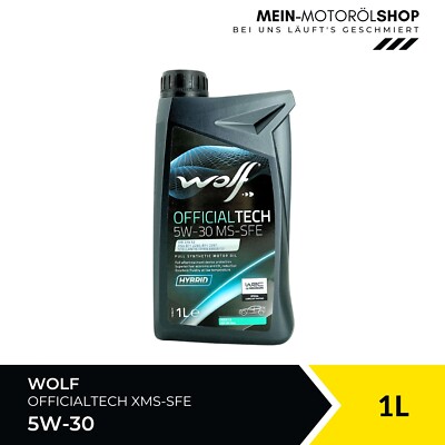 Wolf OfficialTech 5W-30 MS-SFE ACEA C3 API SN PLUS Mercedes PSA 1 Liter