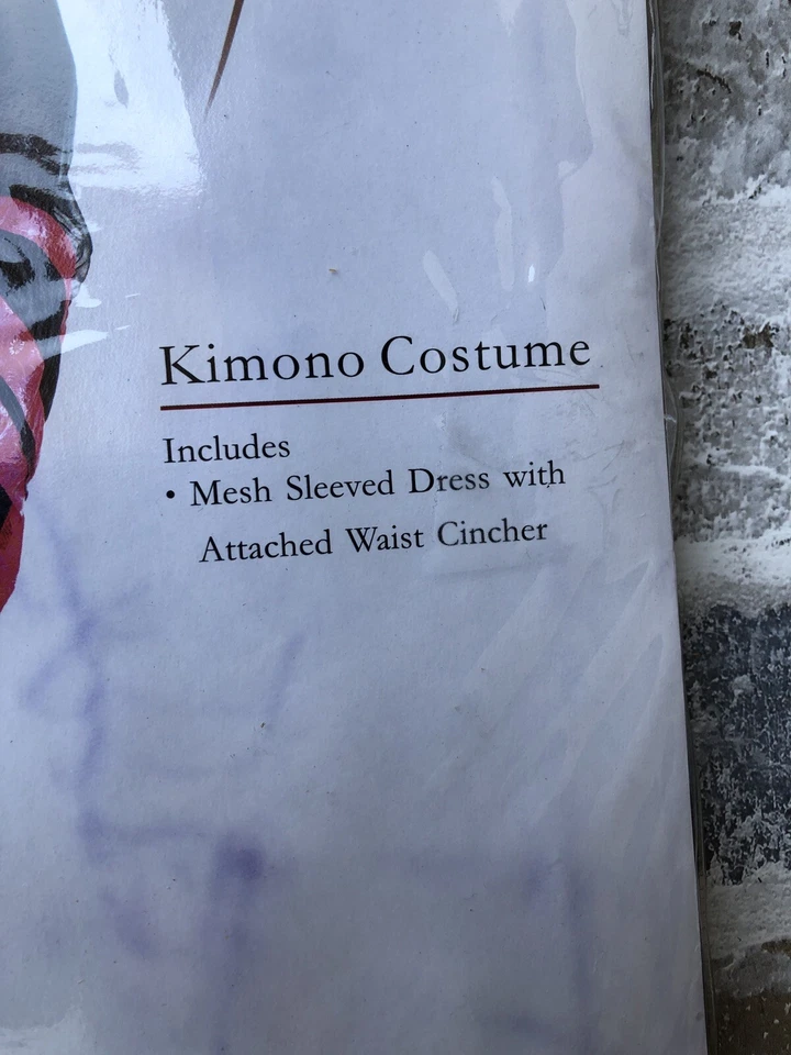 Новый с Ярлыками ноги Avenue сексуальный короткий кимоно гейша мини-платье сетки рукав костюм L - Изображение 2 из 4