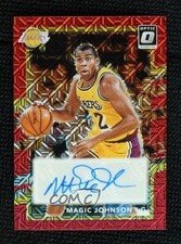 2024 Donruss Optic Retro Series Signatures Choice Prizm Magic Johnson Auto 12wc