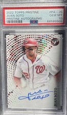 2022 Topps Pristine - Pristine Autographs Juan Soto PSA 10