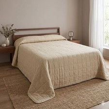 GABEL Chromo Skin champagne queen size spring bedspread