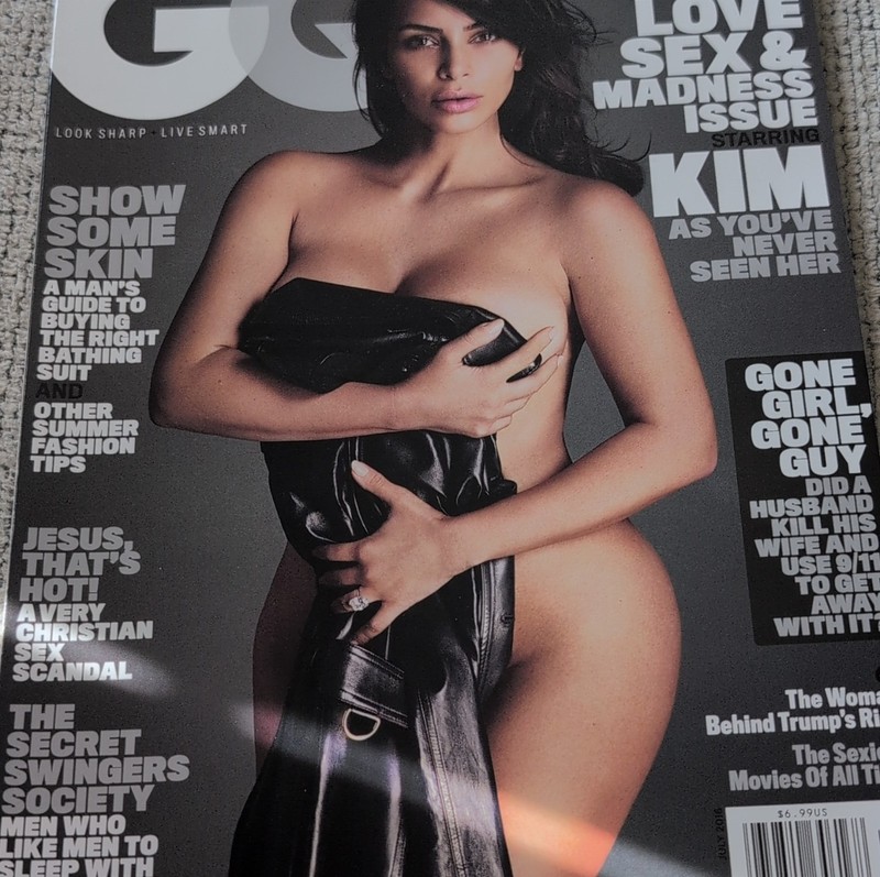 GQ Gentlemen's Quarterly Magazine July 2016 Kim Kardashian