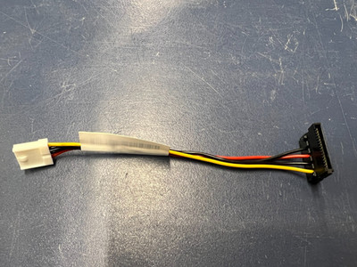 Lot Of 99 - Mini 4pin Floppy FDD Female (SP4) to SATA 15pin Female Adapter Cable
