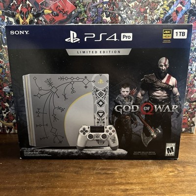 Sony PlayStation 4 PS4 Pro Limited Edition 1TB Console Leviathan Gray - Complete
