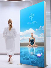 FRAME AUTOPORTANTE PUBBLICITA' NEGOZI HOTEL SPA o SEPARATORE AMBIENTI