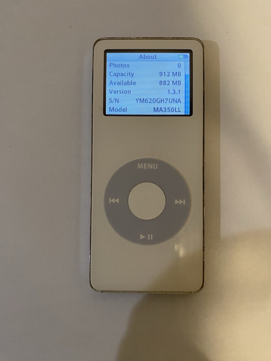 GB) (2 White Generation 1st nano iPod Apple 第1世代　ホワイト　2GB　Apple/アップル nano iPod for eBay | online sale ポータブルプレーヤー
