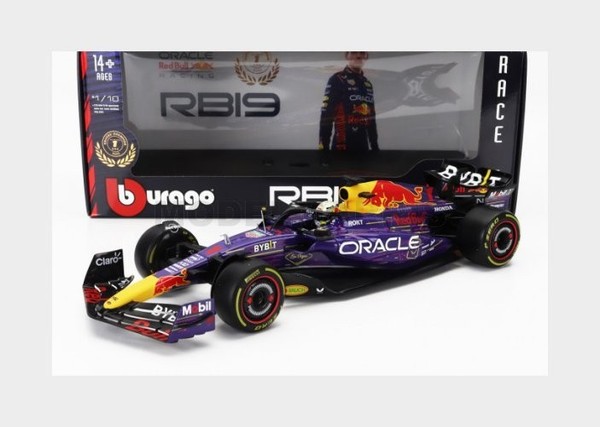Burago 18-18003-V-VEGAS Red Bull F1 RB19 Team Oracle Racing N 1 World-image