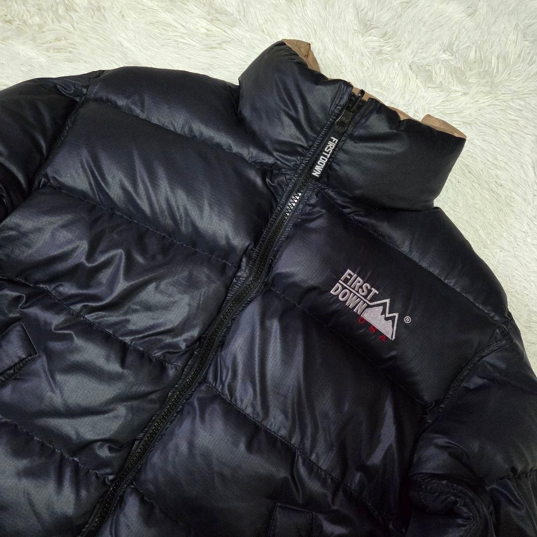 FIRST DOWN Reversible Panpan Down Jacket Size M B… - image 3