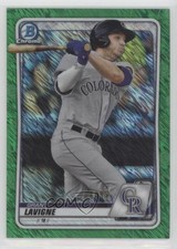 2020 Bowman Chrome Prospects Green Shimmer Refractor 90/99 Grant Lavigne 03rx