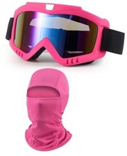 Dirt Bike Goggles with Balaclava Motorcycle A...