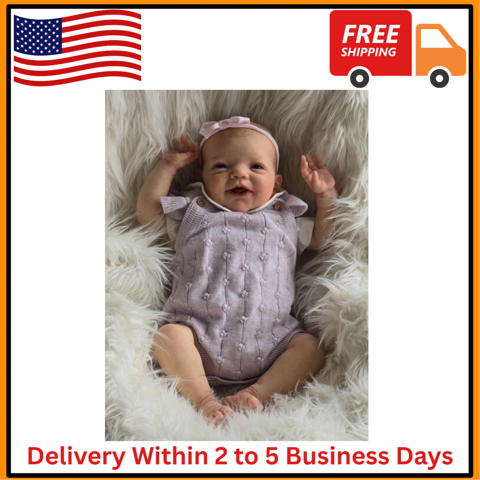 Silicone Full Body 20 Inch Waterproof Realistic Newborn Baby