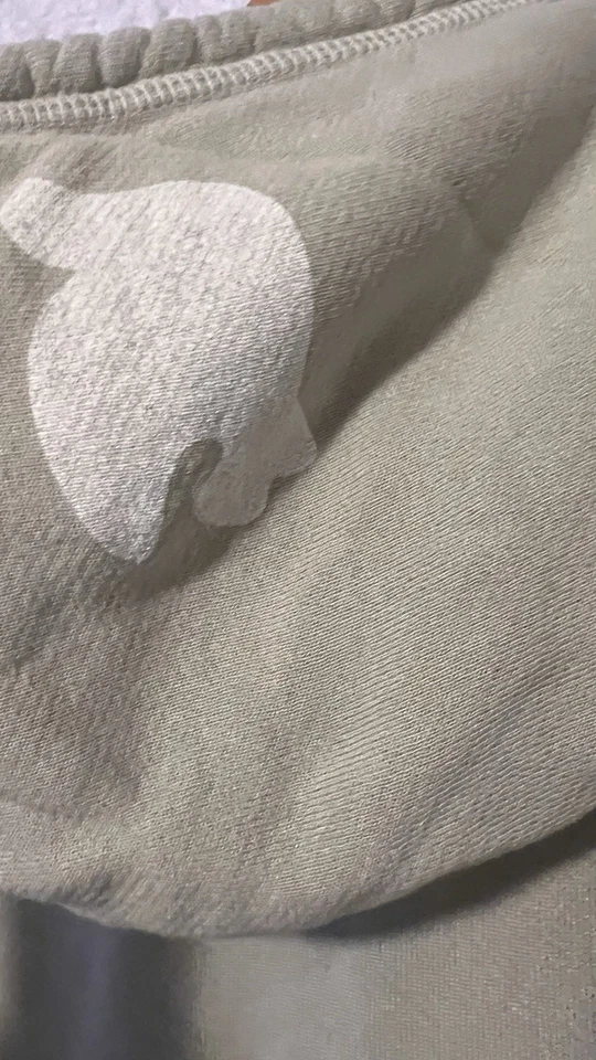 Sudadera con Capucha Free City Verde Salvia Cremallera Completa Capucha Pájaro Gráfico 3 Foto 4 de 4