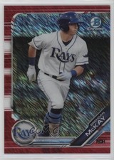 2019 Bowman Chrome Prospects Red Shimmer Refractor 6/10 Brendan McKay 1f8v