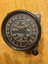 Höhenmesser 0 bis 40.000 Ft mindestens 70 Jahre alt, nicht funktionsfähig. 85 mm