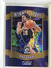 2023-24 Panini Donruss Optic - Winner Stays Pau Gasol #7 Purple Prizm