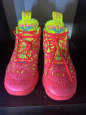 PUMA MB.01 Rare Pink Yellow Geometric Basketball Sneakers 376443-10 Size 10
