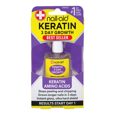 Nail-Aid - Keratin 3 Tage Wachstum Nagelbehandlung & Stärkung, 0,55 fl. Oz.