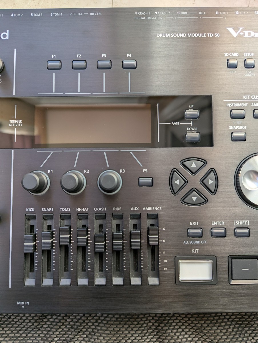 Roland TD50 モジュール Roland TD-50 Drum Sound Module - Black for sale online | eBay