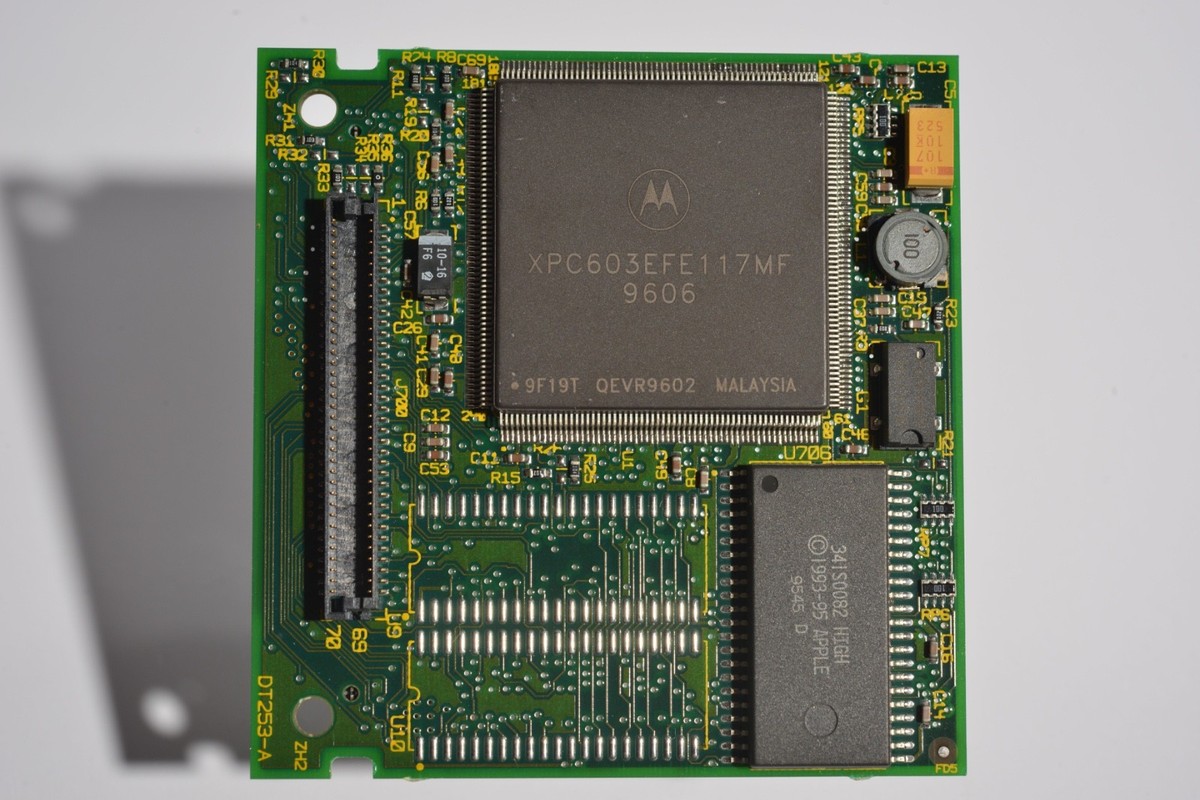 Newer Technology NUpowr 117MHz 603e PowerPC upgrade card for Apple