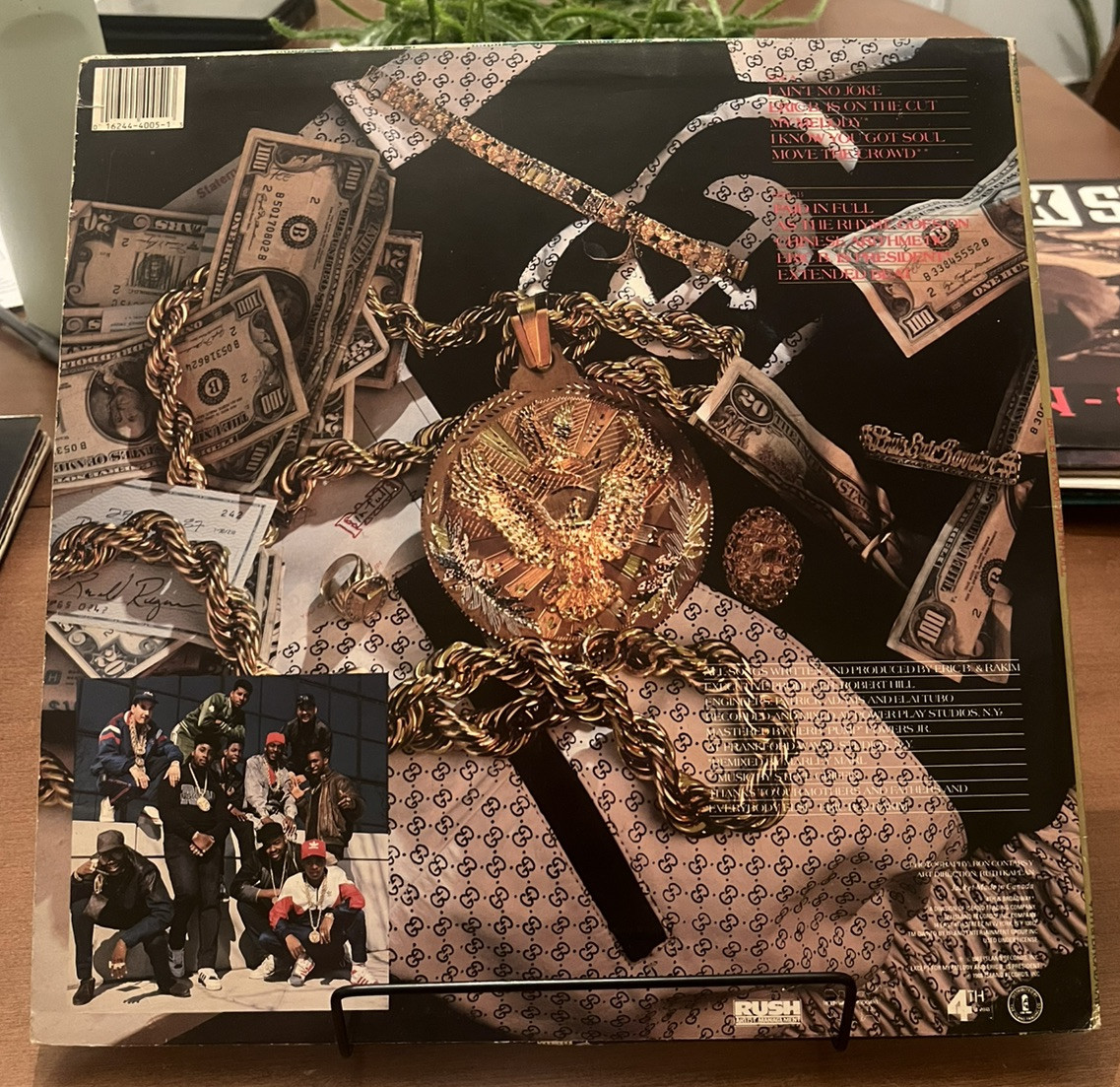 Eric B. & Rakim Paid In Full COVER ONLY Replacement 4th Broadway