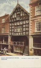 VINTAGE POSTCARD CHESHIRE CHESTER GOD'S PROVIDENCE HOUSE UNPOSTED (#R9)
