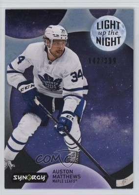 2022 Upper Deck Synergy Light Up The Night Blue /399 Auston Matthews #LN-AM 0o4t