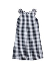 Petite Plume Navy Gingham Amelie Nightgown