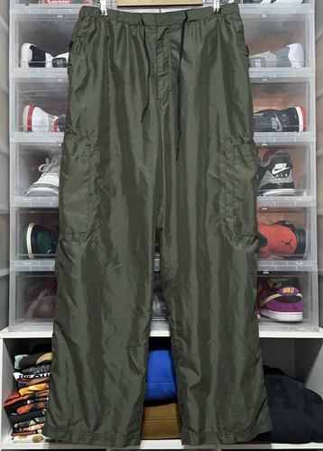 VTG Y2K Old Navy Baggy Cargo Pants XL Parachute Pants Loose Fit Hip Hop Skater