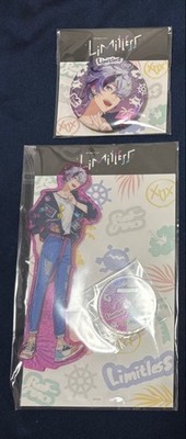 NIJISANJI ROF-MAO Minato Fuwa Acrylic Stand Can Badge