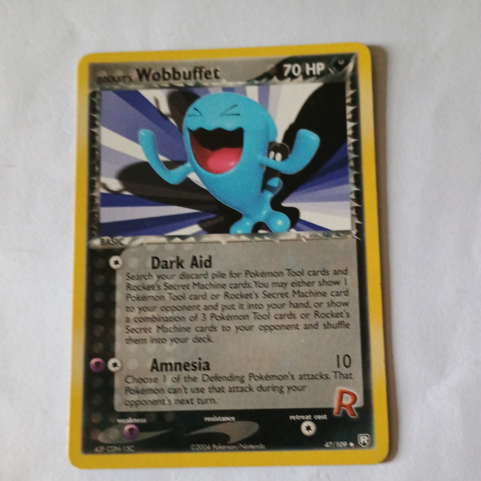 NM Rocket's Wobbuffet - Non-Holo #47 Team Rocket Returns Pokemon TCG