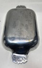 Nambe Serving Dish Silver Tableware Rectangular Ornate Handles — photo 3