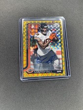 2025 Topps Chrome Brandon Marshall Gold Geo Auto /50