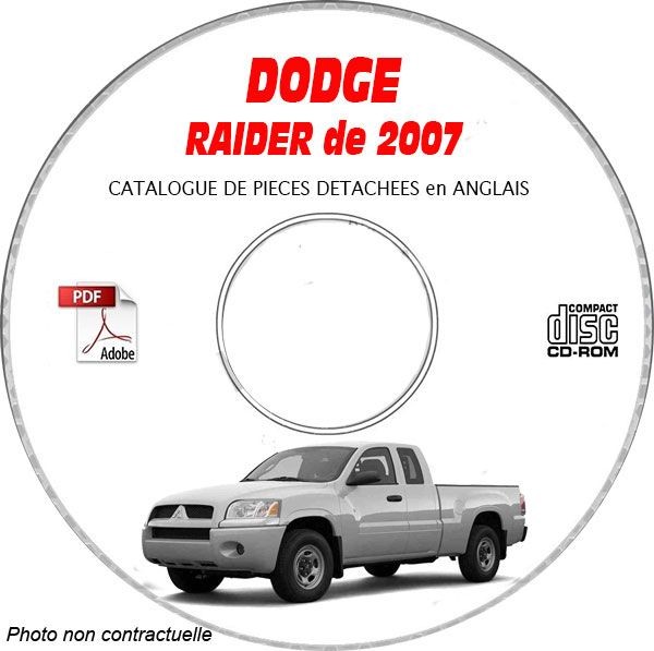 Catalogue pieces Dodge Raider 07 pour reparation et restauration