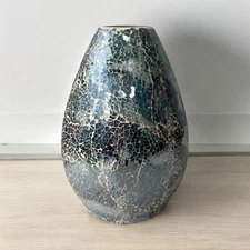 Scentsy Diffuser Shade "ASCEND" & Essential Oil-Iridescent Blue Green Silver New