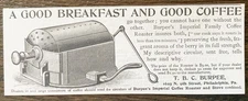 Antique T.B.C.Burpee IMPERIAL FAMILY COFFEE BEAN ROASTER Appliance 1892 Print Ad