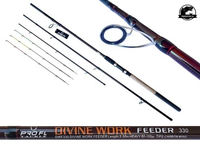 PRO FL DIVINE WORK Feederrute 50-150g Karpfenrute Angelrute Grundrute Karpfen
