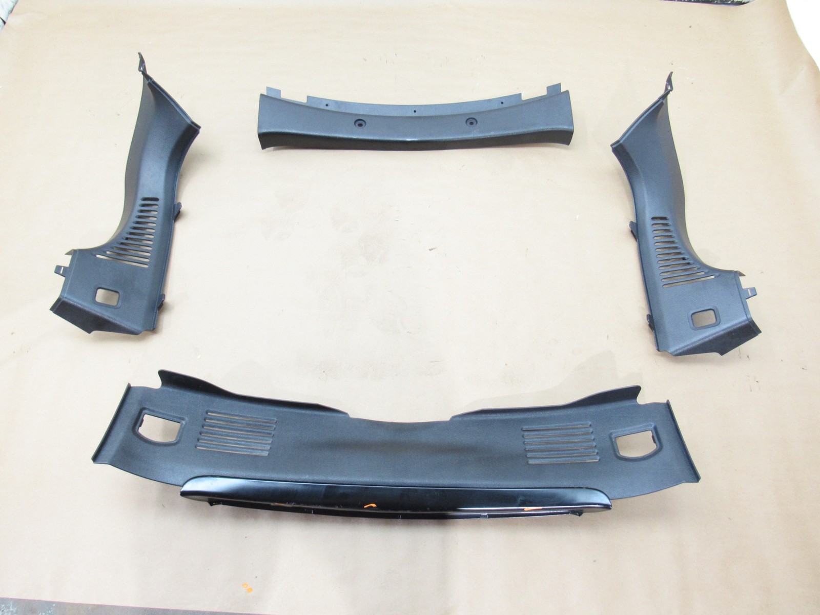 Bentley Continental GT 2012 Rear Trunk Boot Panel Cover Trim Set 4 PCS 11-18 ;#3