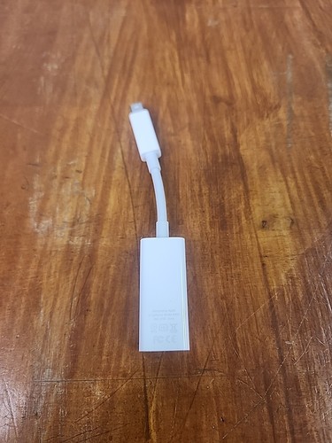 Genuine Apple Thunderbolt to Gigabit Ethernet Adapter Cable A1433 MacBook Pro - 第 5/12 張圖片