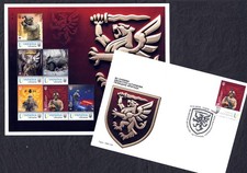 Timbres 80e Brigade d’Assaut Aéroportée Indépendante de Galicie+FDC Ukraine 2025