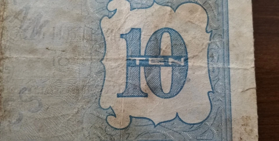 Vintage $10 Canadian American Express Traveler’s Cheque – Rare Early Issue - Image 4 of 4