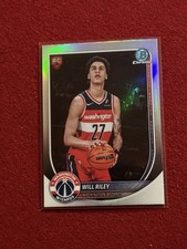 2025-26 Will Riley Bowman Chrome Red Rookie Variation Refractor RC #BRR-21