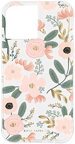 Rifle Paper Co iPhone 12 & 12 Pro Case with 10FT Drop Protection and Wireless Charging