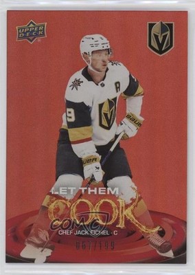 2025-26 Upper Deck Series 2 Let Them Cook Red 67/199 Jack Eichel #LTC-6 0nr3