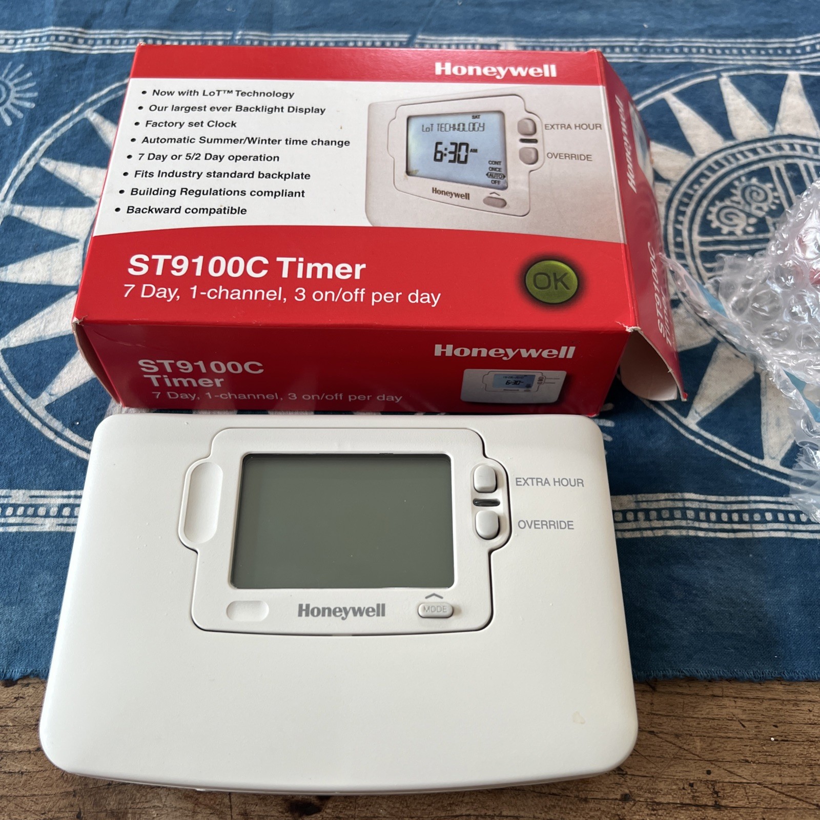 Honeywell ST9100C 7 Day Single Channel Time Switch